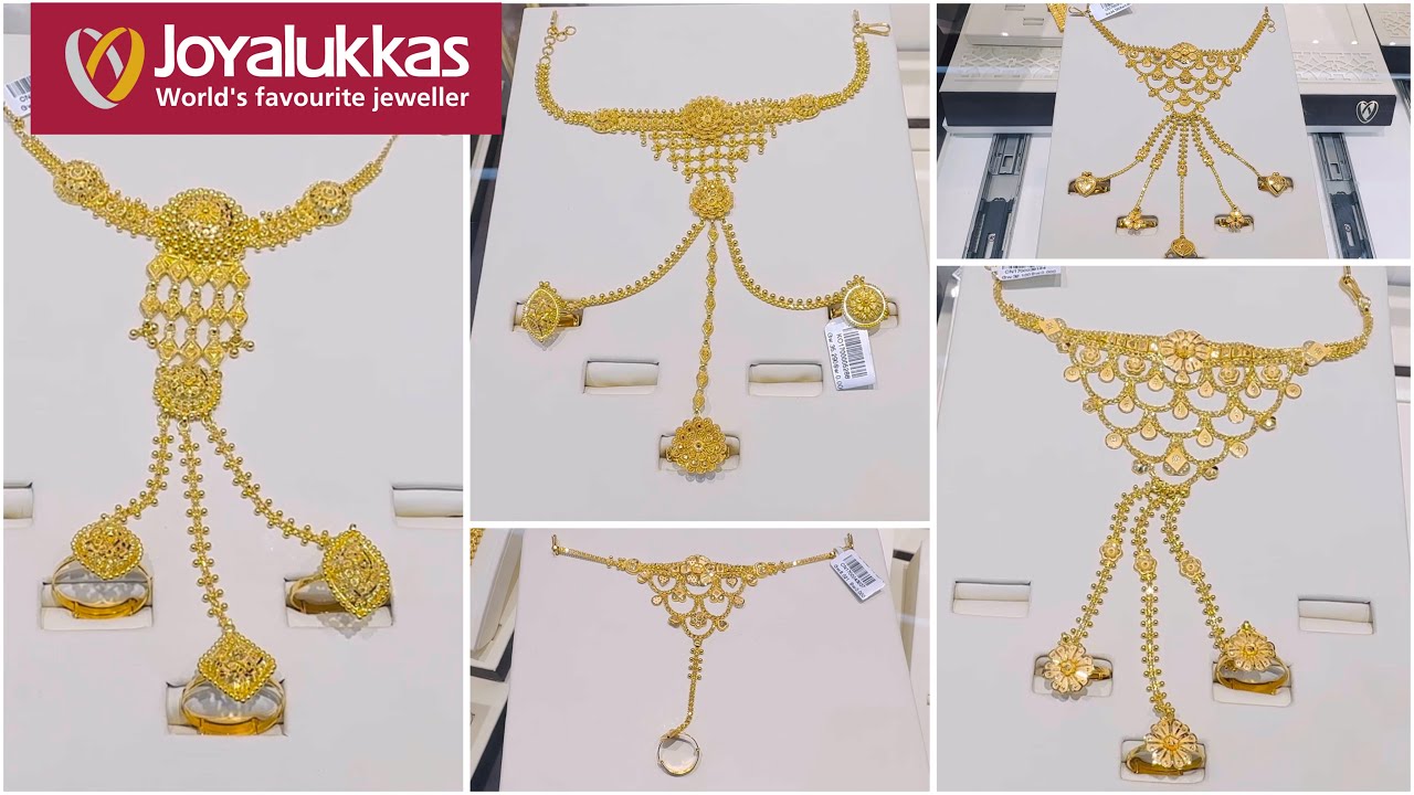 Joyalukkas Gold Mahanadi Hand Design Collection | Wedding Jewellery Collection | Gold Jewellery