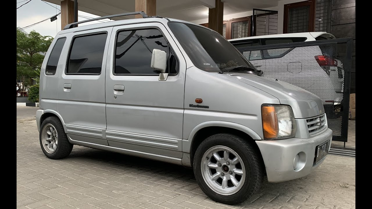 Modif Ganteng Suzuki Karimun Kotak Karko Ganti Velg Enkei Compe 8 Ring 13 Lebar 6 ET 15