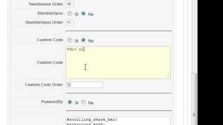 Scrolling Share Bar - Joomla Plugin