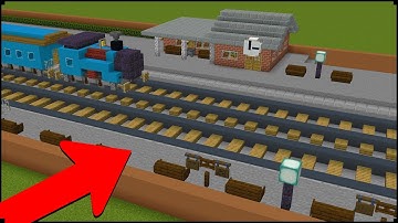 How To Make a Train Station In Minecraft | City Tutorial