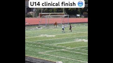 Clinical finish from MLS Next U14 game 🥶 #soccer #golazo #u14