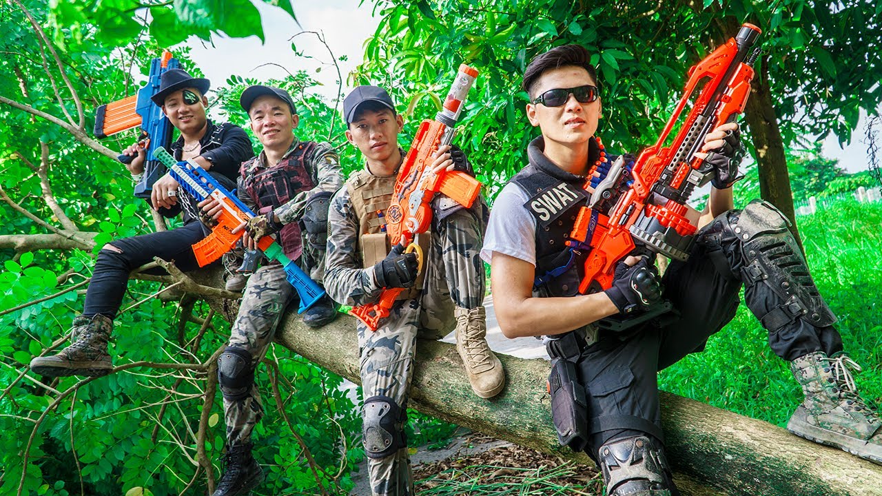 LTT Game Nerf War : Warriors SEAL X Nerf Guns Fight Inhuman Group Battle Life And Death third person shooter games for low end pc