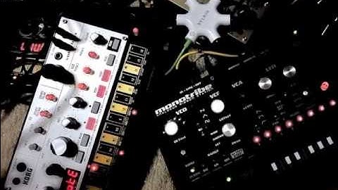 Volca bass, beats, keys, Monotribe original song "Gatzsinm"