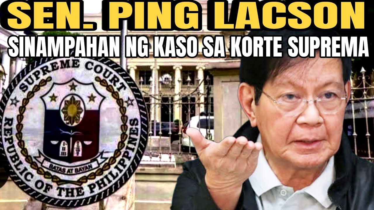 NAKARMA! SEN LACSON BLUE RIBBON SINAMPAHAN NG KASO SA KORTE SUPREMA.