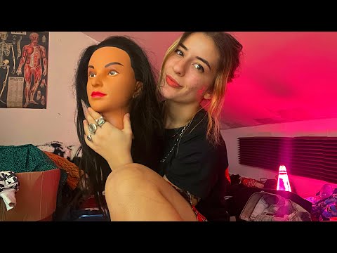 [ASMR] FAST CHAOTIC Head Massage, Personal Attention, Haircut, Face Touching