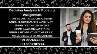 NMIMS Solved Decision Analysis & Modeling Assignment