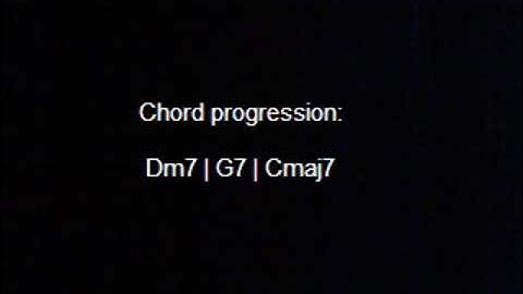 2-5-1 Two-Five-One in C Major - DP