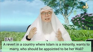 Who should be wali to marry off a revert who doesn