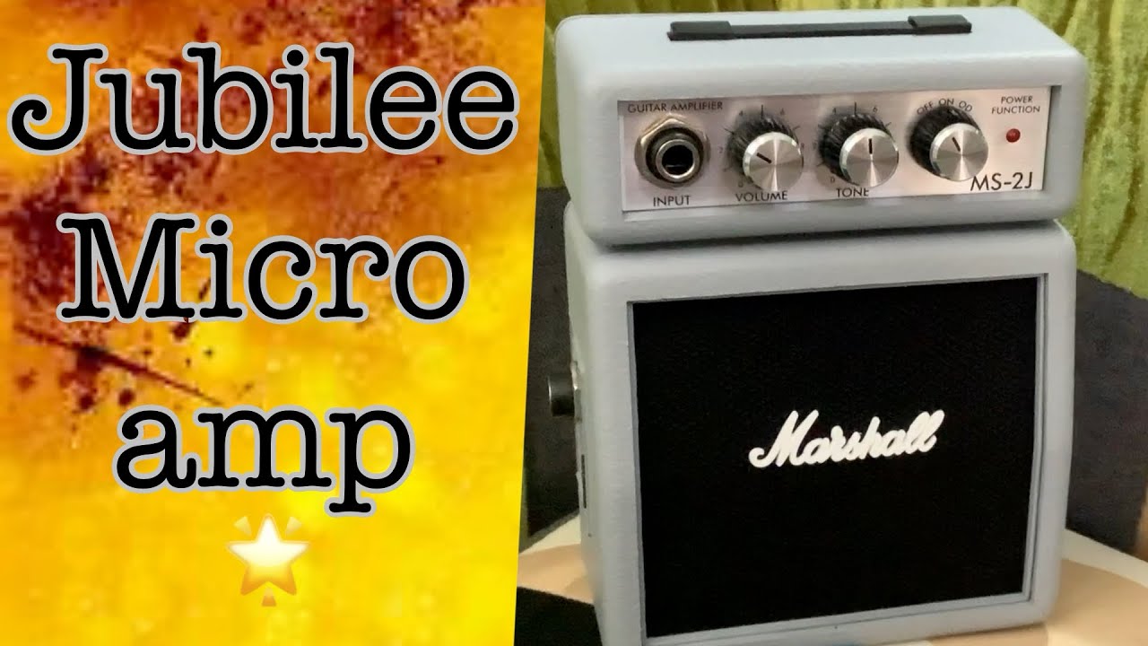 Marshall Micro amp MS-2J Silver Jubilee Limited Edition Marshall Micro amp MS-2J Silver Jubilee Limited Edition
