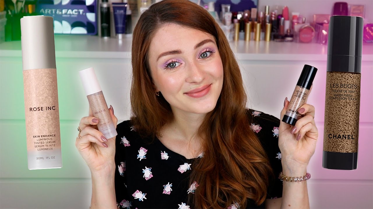 Сравнение тинтов Chanel les beiges и Rose Inc skin Какой лучше? YouTube