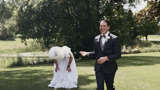 Best Man PRANKS the Groom's First Look! (Best man in wedding dress) | Raw Wedding Moments