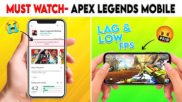 APEX LEGENDS MOBILE DEVICE COMPATIBLE, LAG & LOW FPS PROBLEM SOLVED 😱 APEX LEGENDS MOBILE