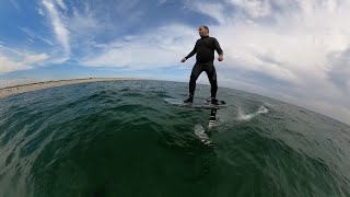 1st SURF FOIL session with FOIL DRIVE GEN2 of the year  Gilgo Beach, NY