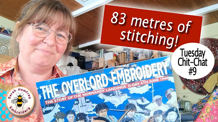 Come and look at the Overlord Embroidery with me!