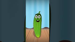 Огурец.Песня про овощи.Поёт Огурчик.Обучающий мультфильм про овощи.Учим овощи и фрукты #shorts