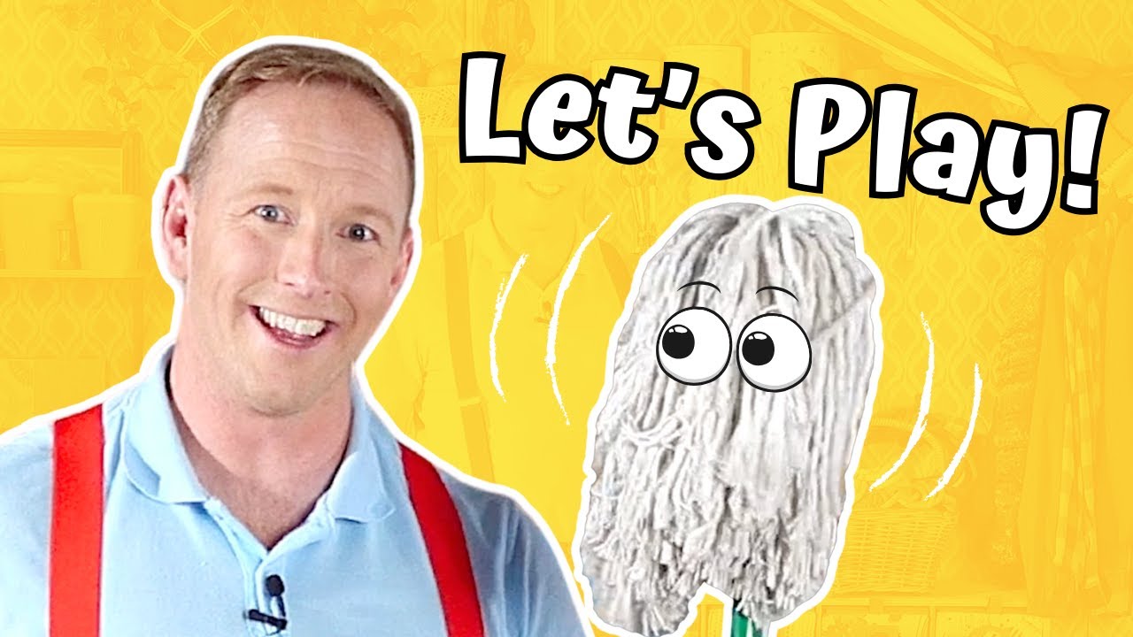 Learn skills with a mop? Play and learn at home with household