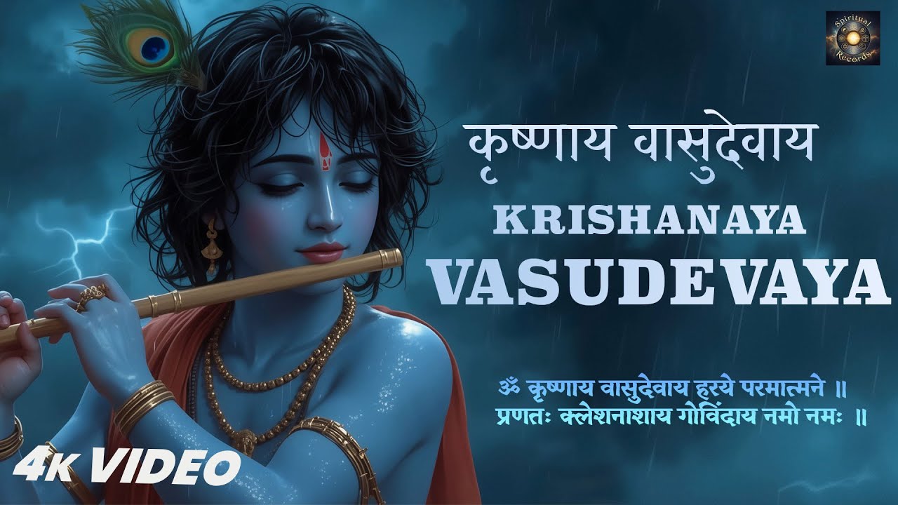 कृष्णाय वासुदेवाय | Om Krishnaya Vasudevaya | Powerful Shri Krishna Maha Mantra 2025 #SanatanDharma