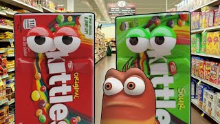 Red Larva  but the skittles want some skittles