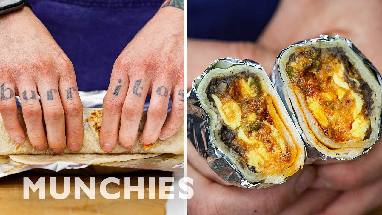 Breakfast Burritos With Homemade Tortillas | Munchies