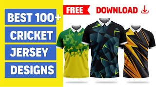 Cricket Jersey Design Free Download AI, CDR, file soft copy screenshot 1