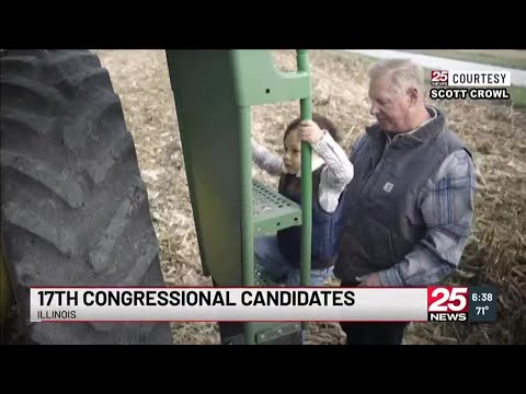 Illinois Farmer, Scott Crowl, running against retired Judge, Joe McGraw, in Illinois Primaries fo...