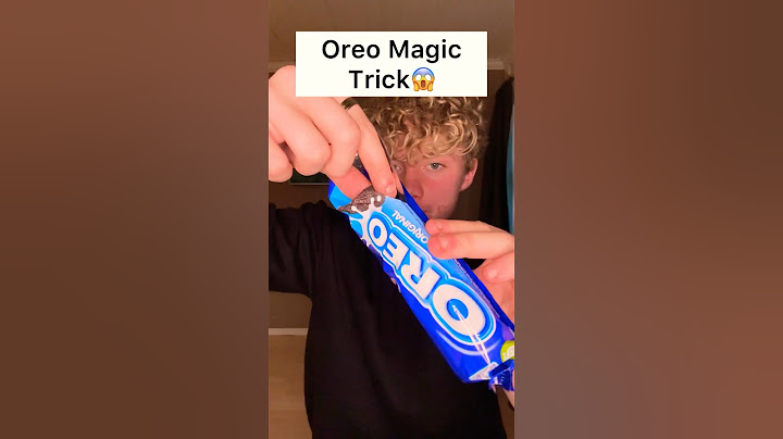 Crazy Oreo Magic Trick!! 😳 #magic #magician #tricks #cookies #shortsvideo #shorts