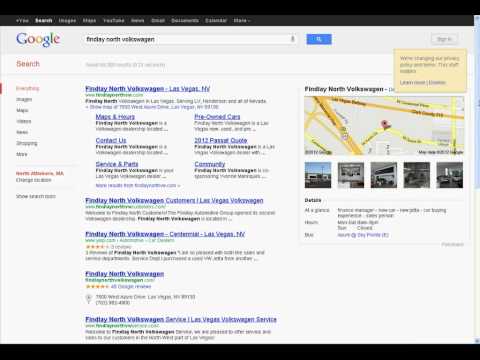 Findlay North VW Google review without account