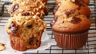 Try the simple muffins if you have peanut butter at home! | Peanut Butter Muffins Recipe