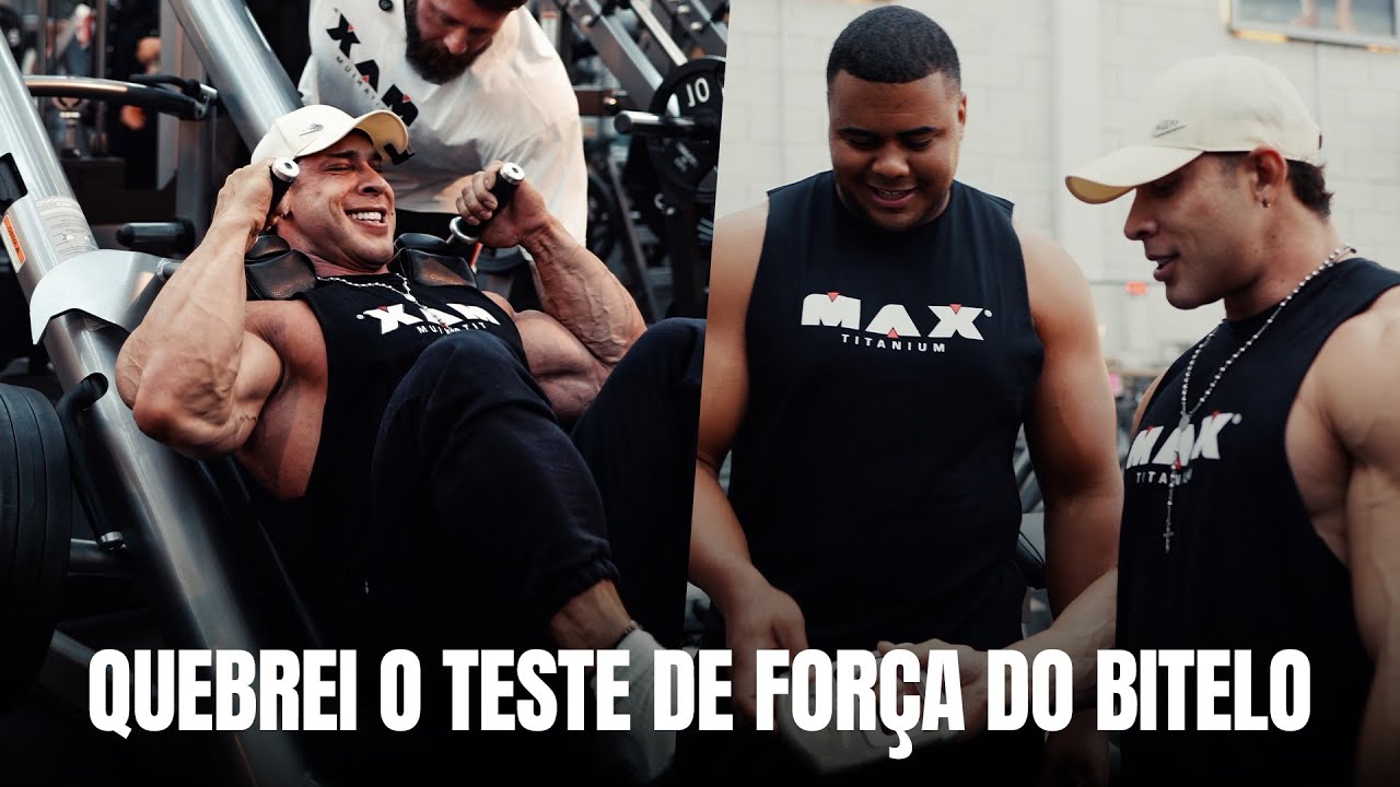 BITELO ESTREIA NA MAX + TREINO DE PERNA BRUTAL