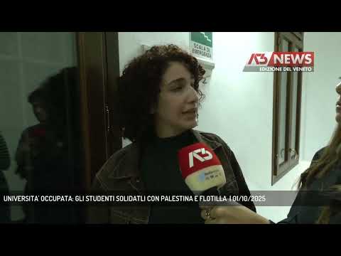 UNIVERSITA' OCCUPATA: GLI STUDENTI SOLIDATLI CON PALESTINA E FLOTILLA  | 01/10/2025