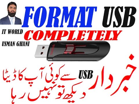 completely reformat usb drive using cmd