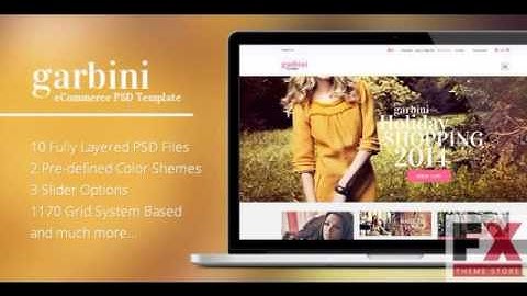 Preview Garbini - eCommerce PSD Template TForest