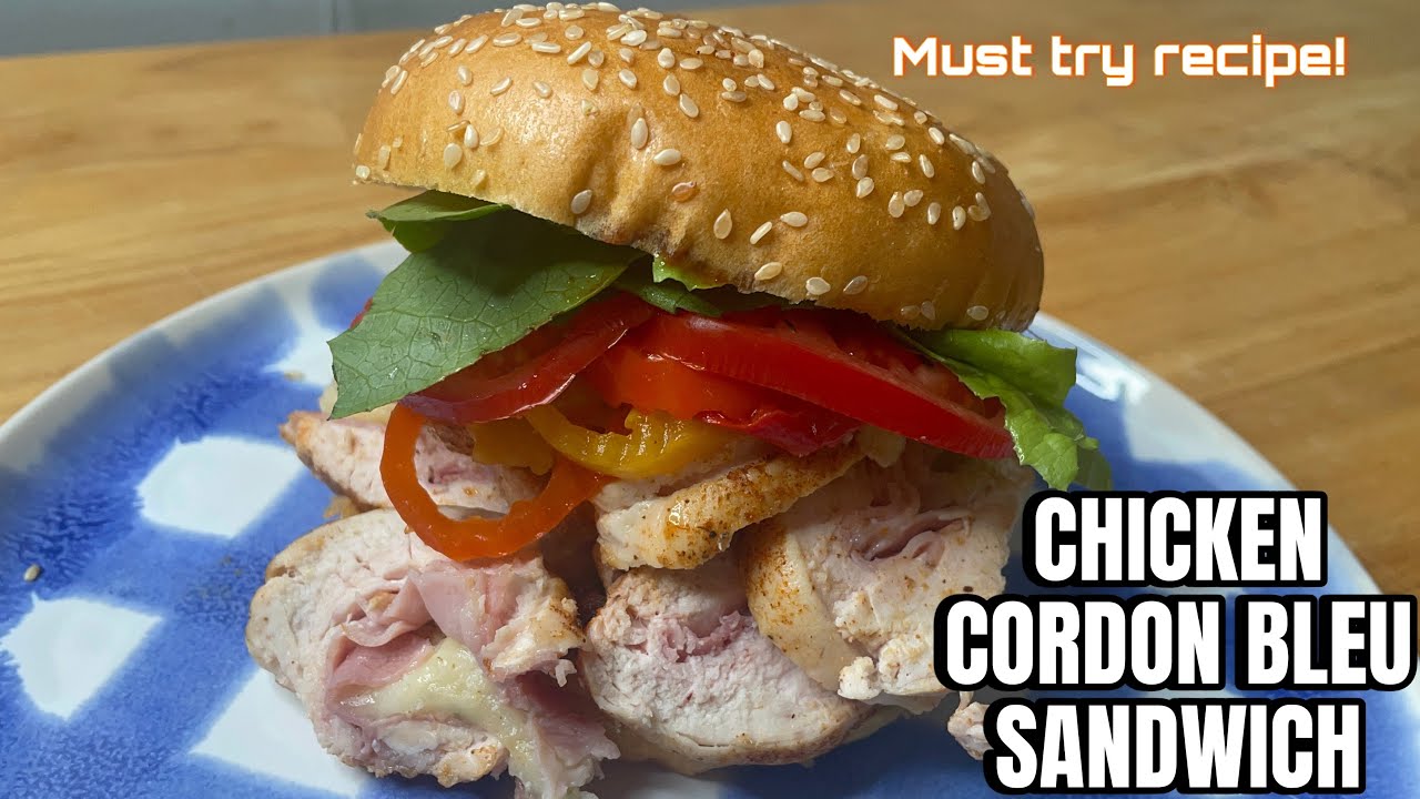 Chicken Cordon Bleu Sandwich — watch on YouTube