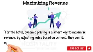Dynamic Pricing || Demand based pricing || Hotel Dynamic Pricing || Hotel Revenue management
