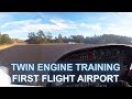 TWIN ENGINE TRAINING FIRST FLIGHT AIRPORT