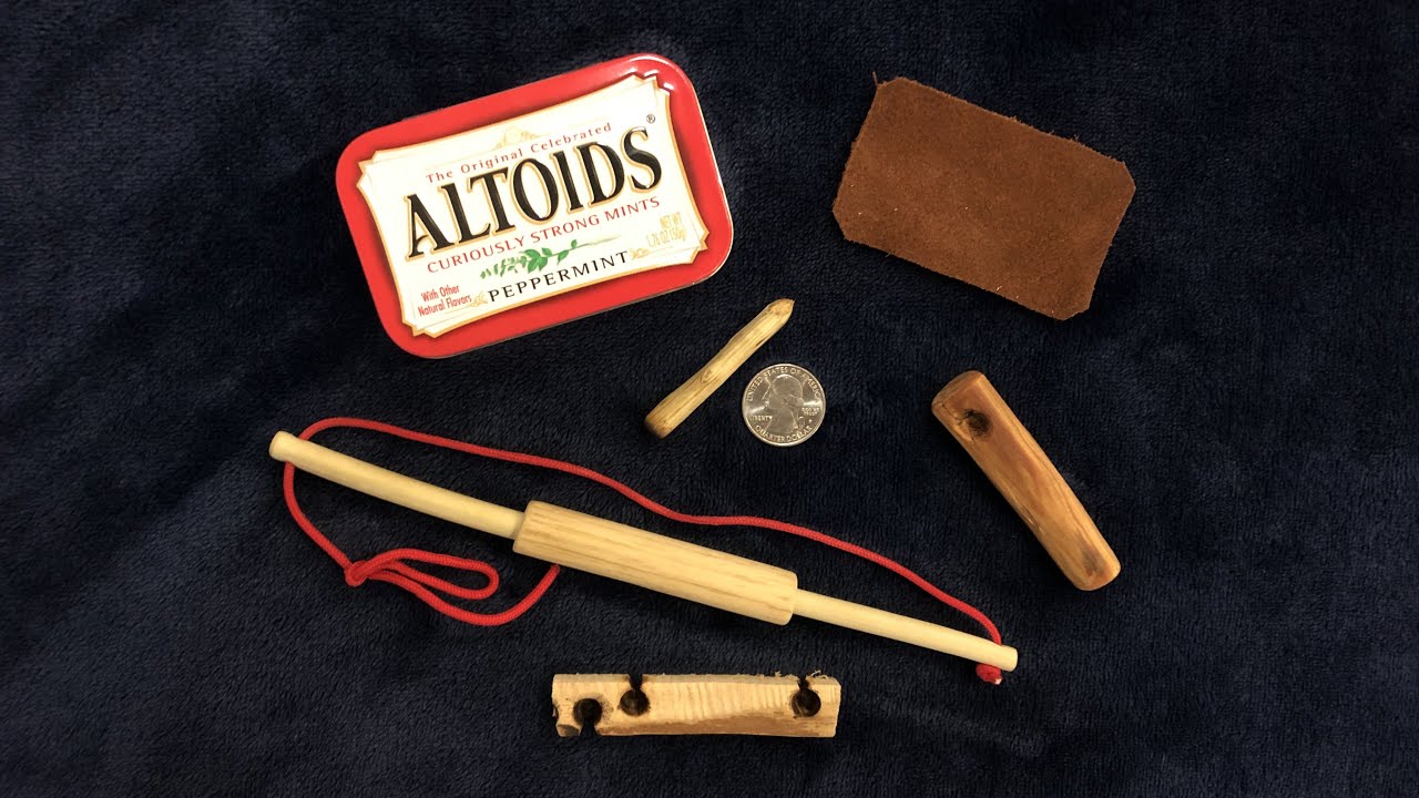 World's SMALLEST Bow Drill Set?