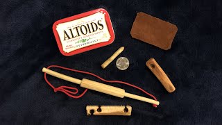 World's SMALLEST Bow Drill Set?