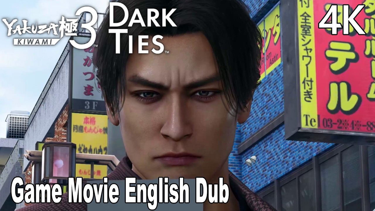 Yakuza Kiwami 3 Dark Ties All Cutscenes Game Movie English Dub 4K