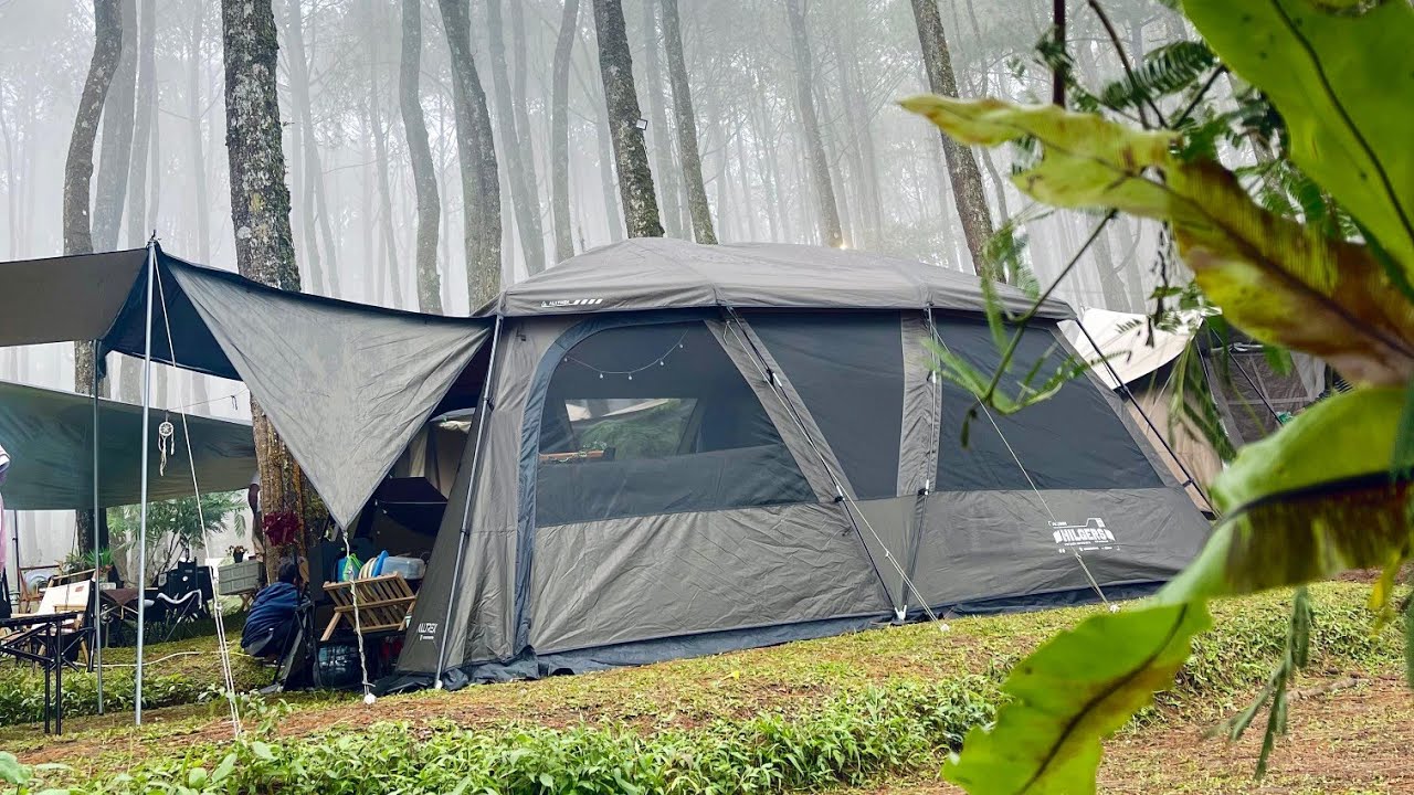 Camping family di camping ground Atap Ciater | Bersama Hilgers Tent 