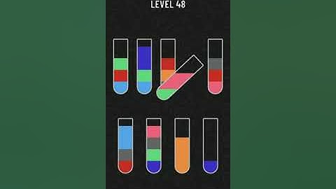 Water sort Puzzle | Level 48 | Gameplay Walkthrough