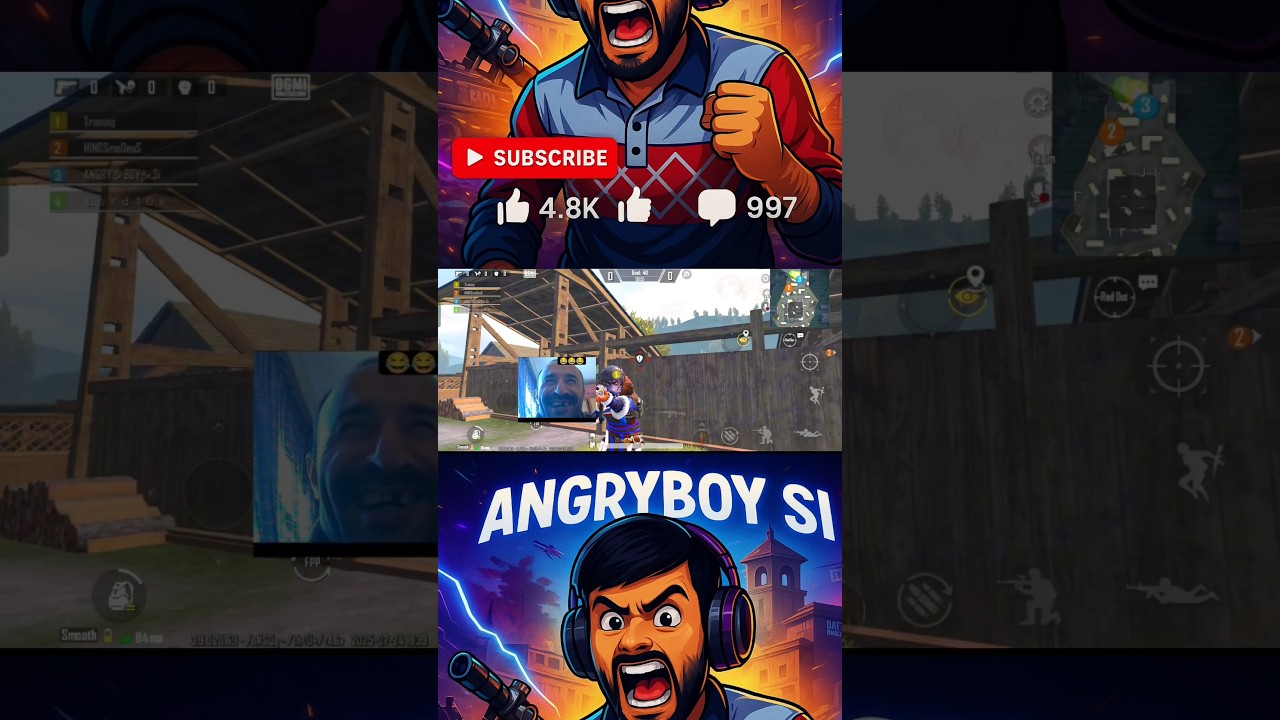 Isne Mujhe Noob Samjha... Facecam Pe Dekh Kya Hua! 😂 BGMI Funny Gameplay | AngryBoy Si 