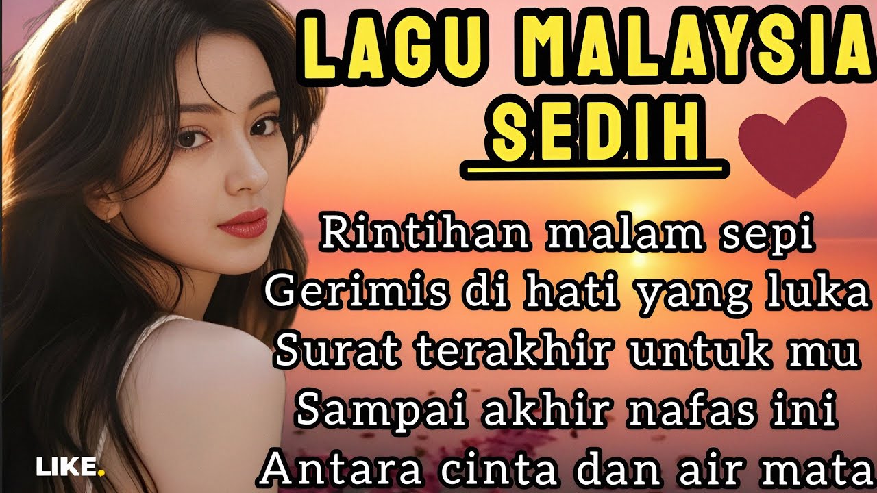 💔 Rintihan Malam Sepi🎸 LAGU SLOW ROCK MALAYSIA PALING MENYENTUH HATI 