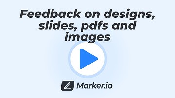 Using Marker.io for feedback on designs, slides, pdfs and images