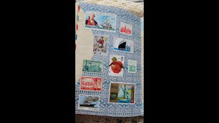 Ships Mix | Postage Stamp Page | Big Red Junk Journal