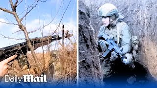 Ukrainian special forces storm Russian trench amid heavy fighting and evacuate wounded comrade