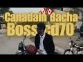 Canadian Bacha learning how to drive cd70 #burger #softwareengineer #bike