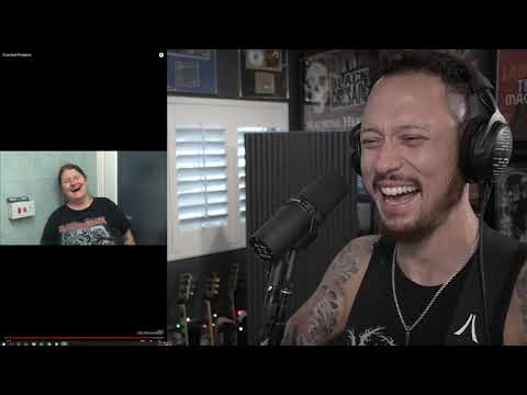 Matt Heafy (Trivium)| Reacting to Kay's Cooking | Corn dogs & Curried Prawns