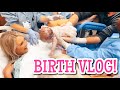 EMOTIONAL LIVE BIRTH | DAD DELIVERS BABY! LABOR AND DELIVERY VLOG! BRANDEE & CODY