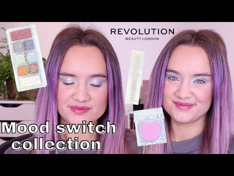 NEW REVOLUTION MOOD SWITCH COLLECTION REVEAL AND REVIEW TRYING NEW REVOLUTION MAKEUP HONEST