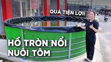 Hồ Tròn Nổi Lót Bạt D4 - Dễ Lắp Ráp, Tuổi Thọ Cao! - Ứng Dụng Trong Nhiều Lĩnh Vực